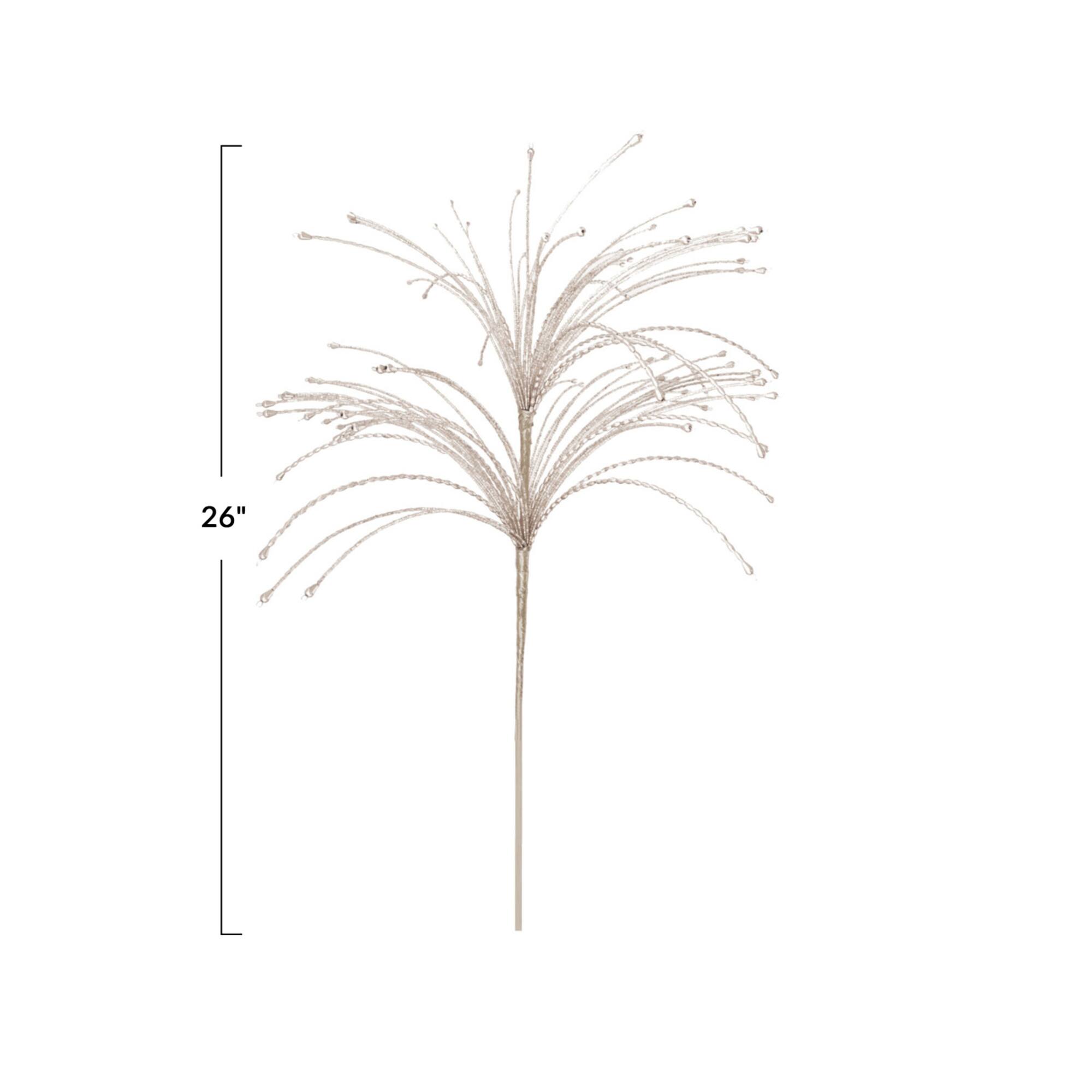 Hello Honey® 26" Silver Beaded Spray